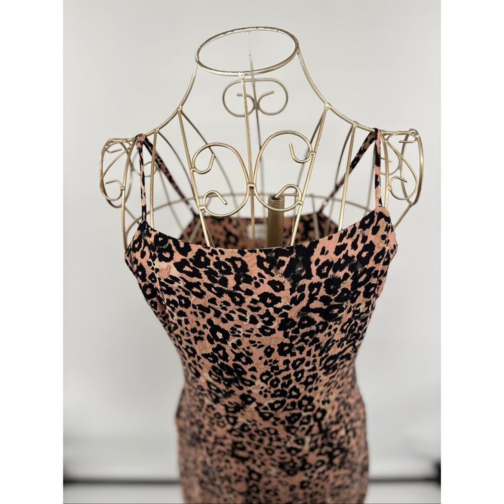 Aritzia Wilfred “Isabelle” Leopard Print Slip Dre… - image 7